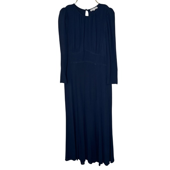 Reformation Dresses & Skirts - Reformation Navy Lysander Midi Dress Size 8